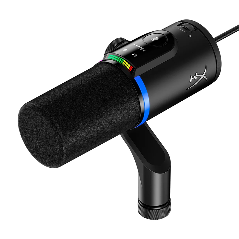 HyperX FlipCast RGB XLR/USB Dynamic Microphone - Black (B2CM1AA)