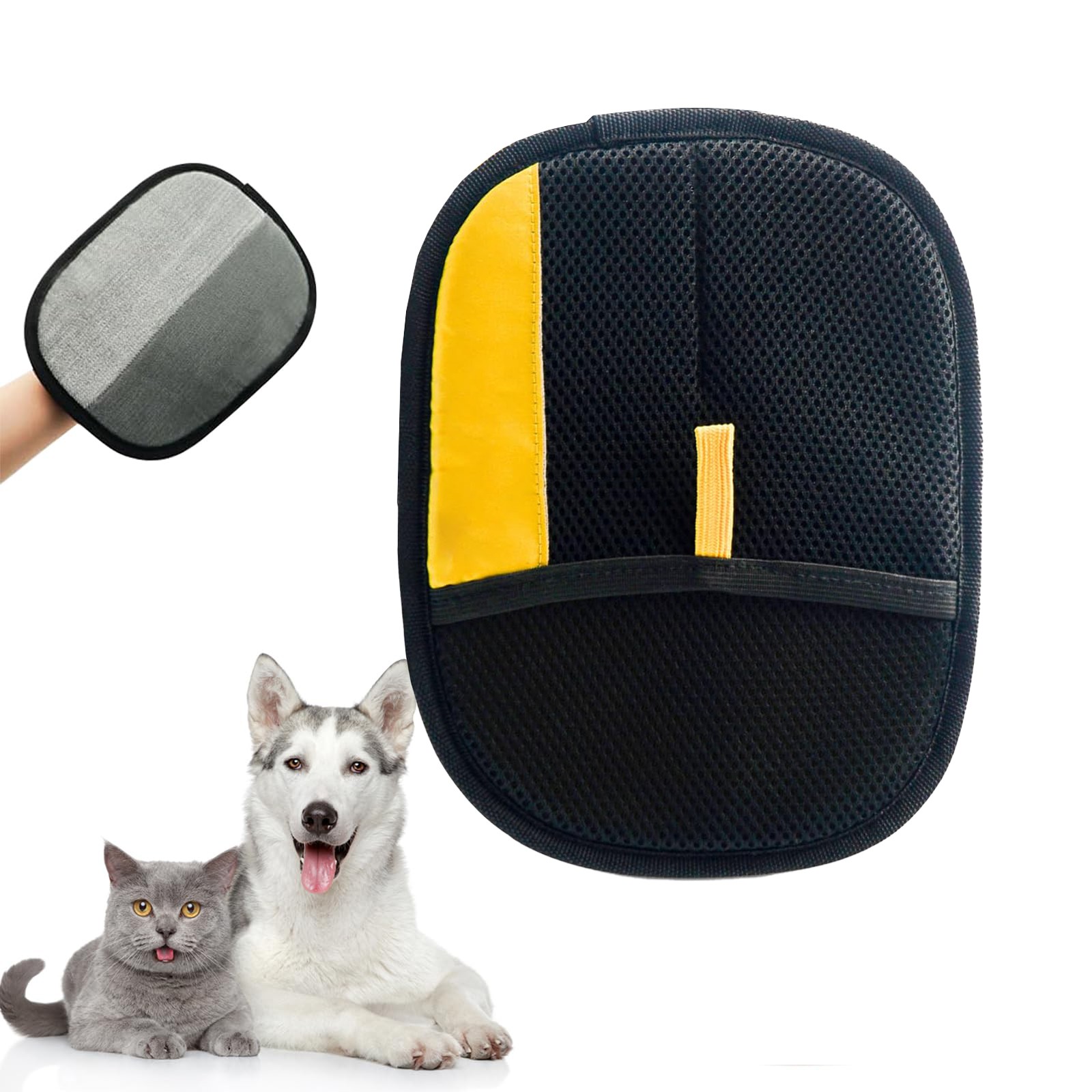 Pet Hair Removal Gloves, 2025 pet Hair Remover, electrostatic Gloves pet Hair, pet Grooming Gloves, cat and Dog Hair Remover, Reusable Pet Hair Remove