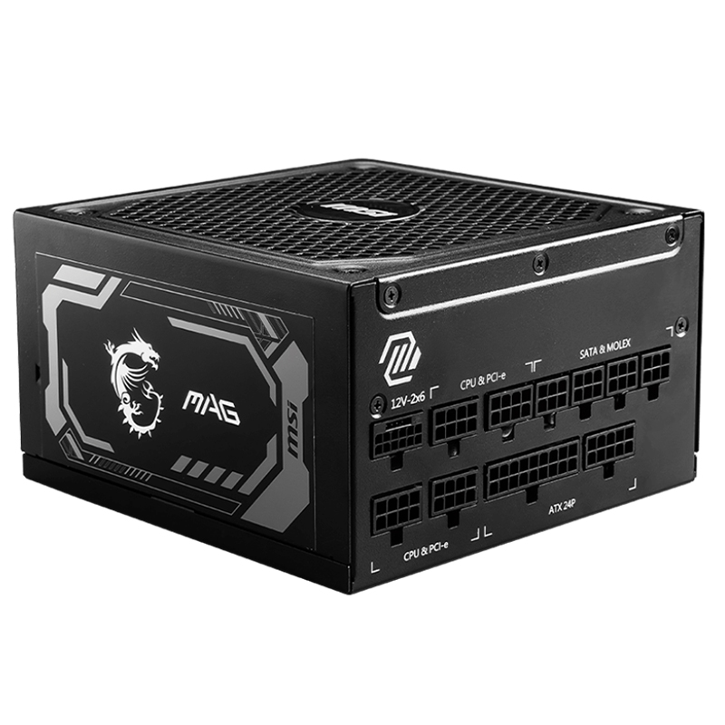 MSI MAG 1000W 80+ Gold Fully Modular PCIe 5.1 ATX 3.1 Power Supply (MAG A1000GL PCIE5)