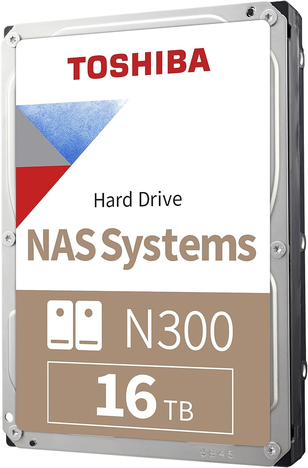Toshiba 16TB NAS Internal Hard Drive HDD – CMR 3.5 Inch SATA 6Gb/s 7200 RPM 512MB Cache for RAID Network Attached Storage (HDWG51GXZSTA)