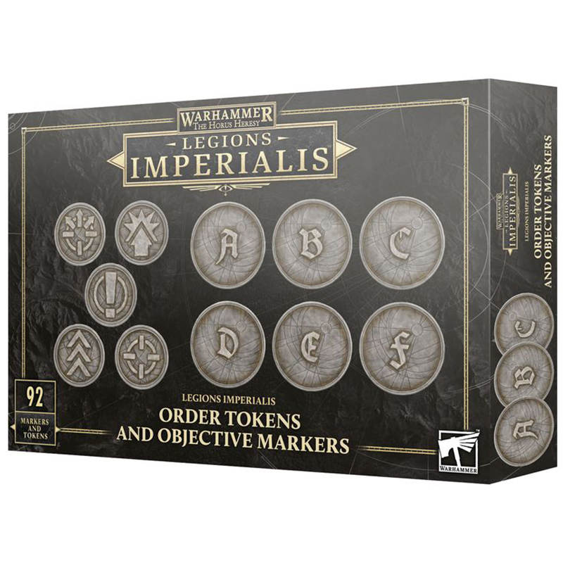 Games Workshop 03-85 Horus Heresy: Legions Imperialis: Order Tokens and Objectives Markers