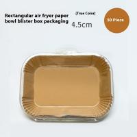 Cooking-Utensils-50-Pieces-of-Air-Fryer-Paper-Specifically-for-Double-Pots-Food-Grade-Silicone-Oil-Paper-Oil-Resistant-Non-Stick-and-High-Temperature-Resistant-3