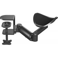 Adjustable Arm Rest for Desk, Ergonomic Elbow Rest Pad, 360° Rotating & Extendable Desk Arm Support, Durable Aluminum, Keyboard & Computer Arm Rest