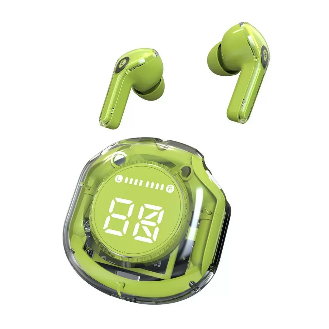 New Transparent Second Generation Air39 Bluetooth Earphones Sports Noise cancelling Earphones - air39 green