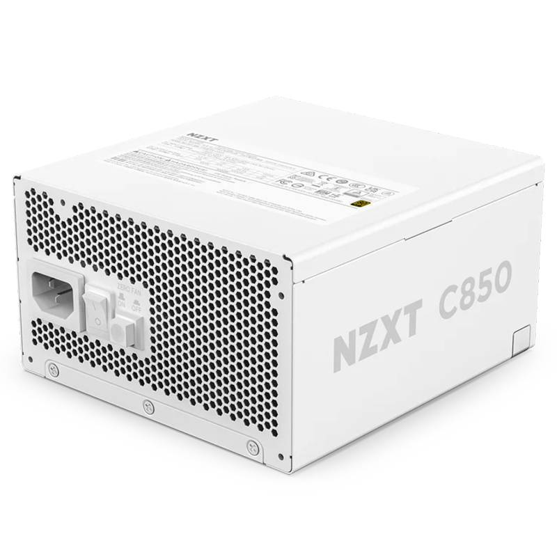 NZXT 850W C850 80+ Gold Fully Modular ATX 3.1 Power Supply - White (PA-8G2BW-AU)