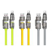 Charging-Cables-WEKOME-diamond-atom-240W-skin-friendly-silicone-high-power-four-in-one-super-fast-charging-data-line-WDC-51-turquoise-2