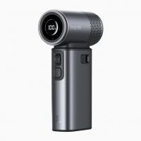 JISULIFE Ultra2 Handheld Fan 5 IN 1,100 Speed,9000mAh Max 25 Hrs Rechargeable 18W Power Bank with Flashlight,Ultra Motor,Metal Shell-Grey