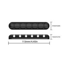 Mobile-Phone-Accessories-Black-7-Hole-Desktop-Cable-Organizer-Self-Adhesive-Silicone-Clip-for-Data-Mouse-Power-Cords-3
