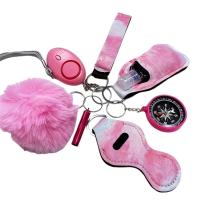 Self Defense Keychain Set Women Personal Portable Safety Alarm Key Ring