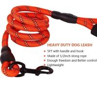 Reflective-Dog-Leash-for-Medium-Large-Dogs-1-5M-Heavy-Duty-Nylon-Strong-for-Outdoor-Walking-Red-2