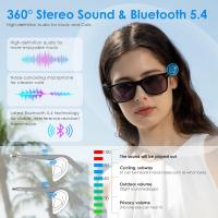 AI Real-time Translation Smart Glasses with ChatGPT 164 Language Bluetooth Glasses with Color-Change Lens,Hands-Free Calling Sunglasses for Women Men