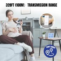 Smart-Home-Raddy-WF-50-Indoor-Outdoor-Thermometer-Hygrometer-Wireless-Weather-Station-Battery-Powered-Temperature-Humidity-Monitor-with-5-0-Display-Weather-13