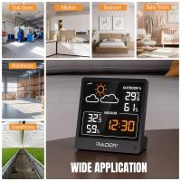 Smart-Home-Raddy-WF-50V-Indoor-Outdoor-Thermometer-Hygrometer-Wireless-Weather-Station-Temperature-Humidity-Monitor-with-5-0-VA-Display-Weather-Forecast-13