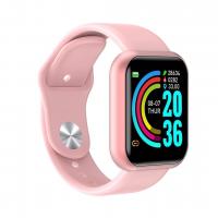 Y68 Macaron Smart Bracelet D20 Macaron New Heart Rate Blood Pressure Multi-Function Bluetooth Watch - Y68 pink