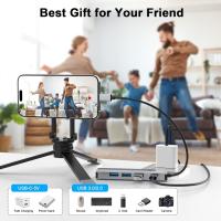 USB-Hubs-USB-C-Hub-5-in-1-Multiport-Adapter-4K-HDMI-100W-Power-Delivery-3-USB-A-Data-Ports-USBC-Dongle-for-Apple-iPhone-16-Pro-Max-iPhone-15-Pro-MacBook-Pro-A-14