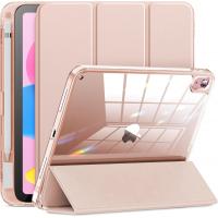 iPad-Accessories-Compatible-with-iPad-A16-11th-Generation-11-Inch-2025-Case-iPad-10th-Generation-Case-2022-10-9-Inch-2022-Crystal-Clear-with-Slot-for-Pencil-Pink-2