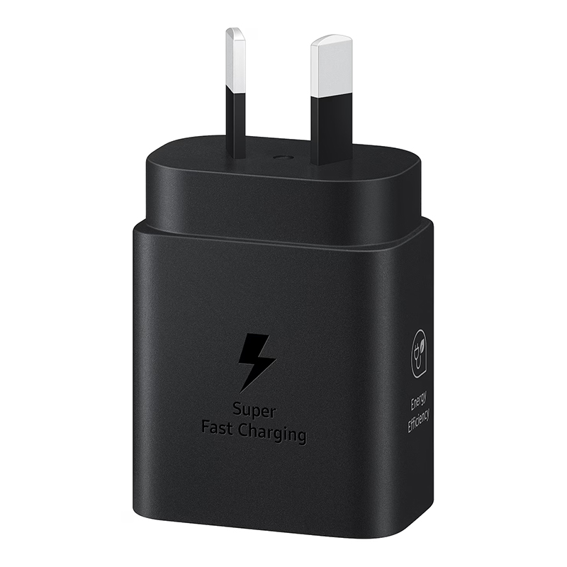 Samsung 25W USB-C AC Black Power Adaptor - No Cable (EP-T2510NBEGAU)