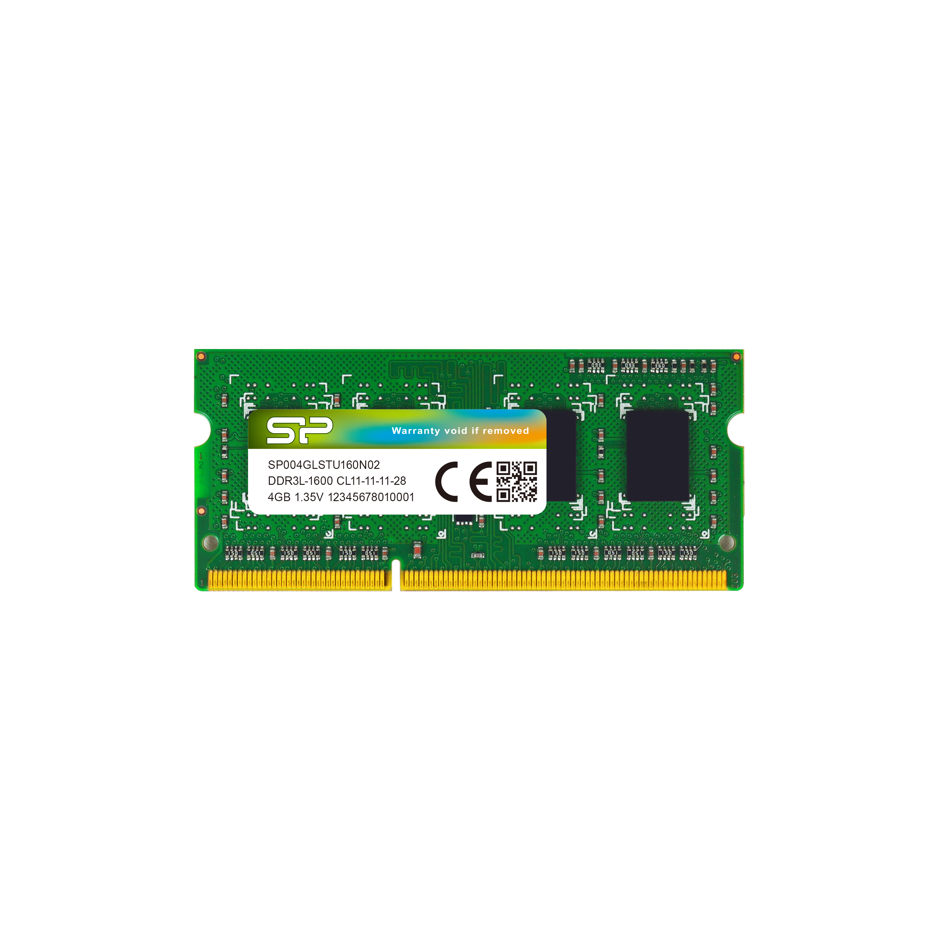 Silicon Power 4GB (1x4GB) 1600MT/s CL11 DDR3L SODIMM Laptop RAM - SP004GLSTU160N02