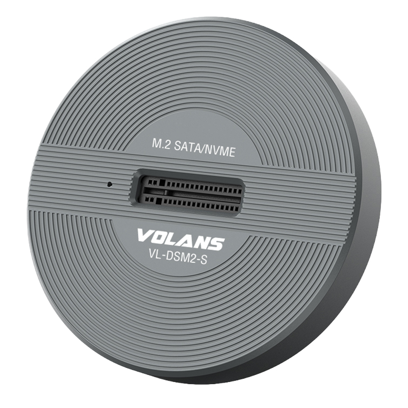 Volans Aluminium USB-C (Gen 2) M.2 NVMe/SATA SSD Docking Station (VL-DSM2-S)
