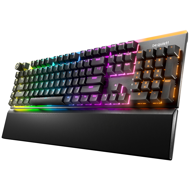 be Quiet! Light Mount Silent Linear ARGB Mechanical Gaming Keyboard (BT003US)