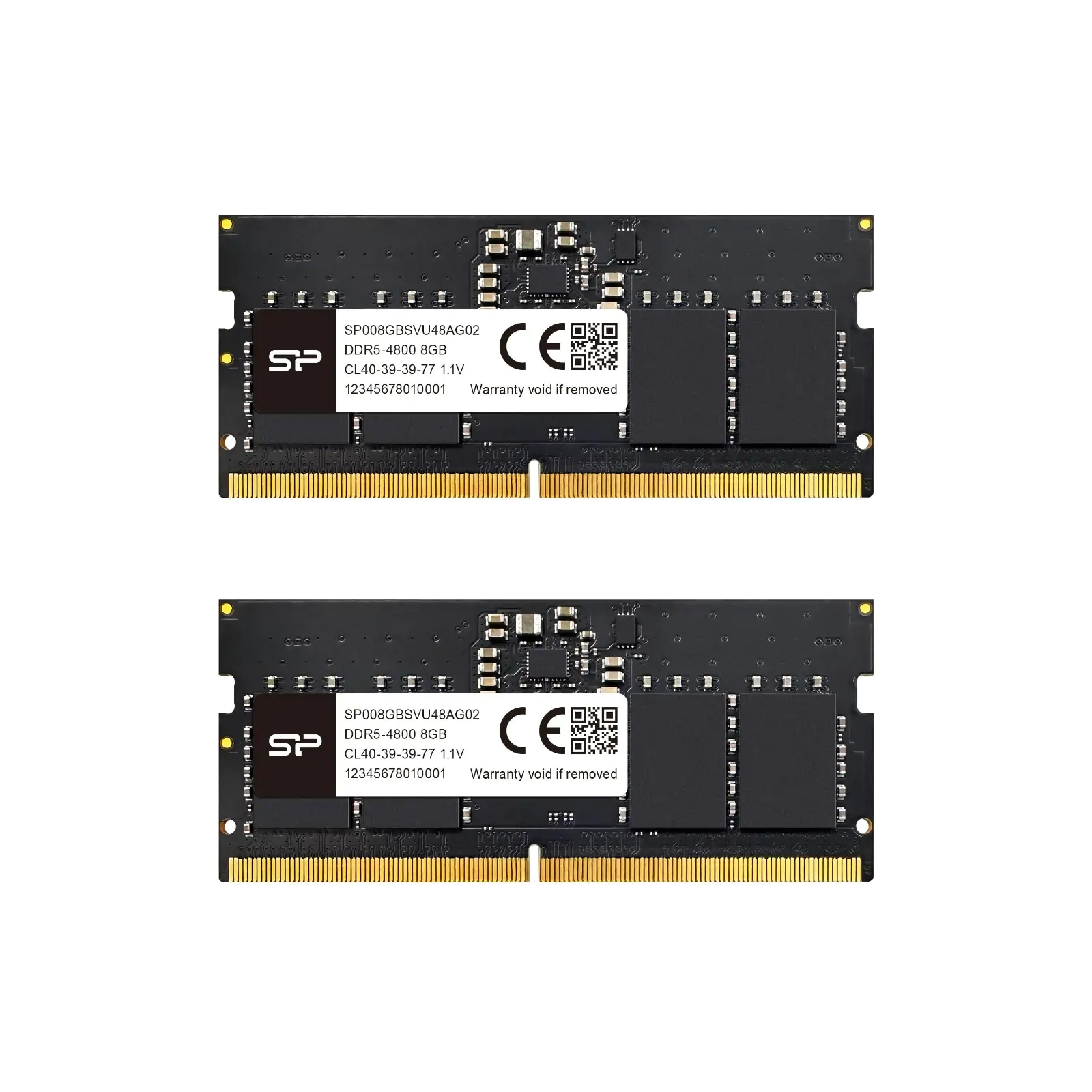 Silicon Power 32GB (2x16GB) 4800MT/s CL40 DDR5 SODIMM Laptop RAM