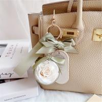 Keychains-Keychain-Rose-Eternal-Flower-Valentine-s-Day-Gift-Nameplate-Bag-Keyring-Pendant-Pink-4