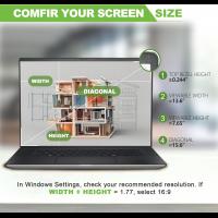 Laptop-Accessories-Magnetic-15-6-Inch-Laptop-Privacy-Screen-for-16-9-Computer-Monitor-Removable-Anti-Glare-Blue-Light-Filter-Protector-15-in-Privacy-Shield-Compatible-34