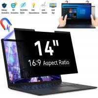 Magnetic Laptop Privacy Screen 14 inch for 16:9 Computer Monitor, 14" Removable Anti Glare Protector Blue Light Filter Shield Compatible with Lenovo H