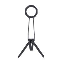 Tripod Phone Stand with Spring Buckle for MagSafe  - Black