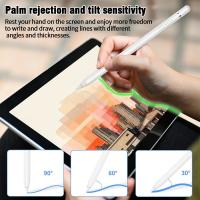 iPad-Accessories-Stylus-Pen-for-iPad-2018-2025-Fast-Charging-Magnetic-Pencil-1st-Generation-Type-C-with-Tilt-Sensitivity-Palm-Rejection-for-iPad-White-31