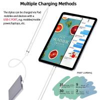 iPad-Accessories-Stylus-Pen-for-iPad-2018-2025-Fast-Charging-Magnetic-Pencil-1st-Generation-Type-C-with-Tilt-Sensitivity-Palm-Rejection-for-iPad-White-33