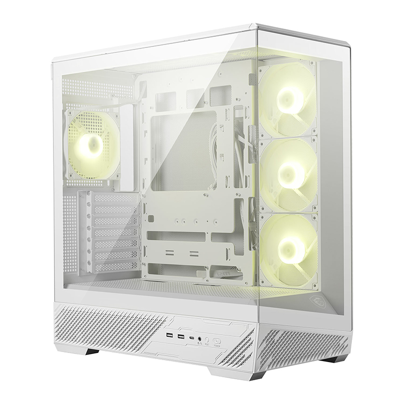 MSI MAG Pano 130R PZ Mid Tower ATX Case - White (MAG PANO 130R PZ WHITE)