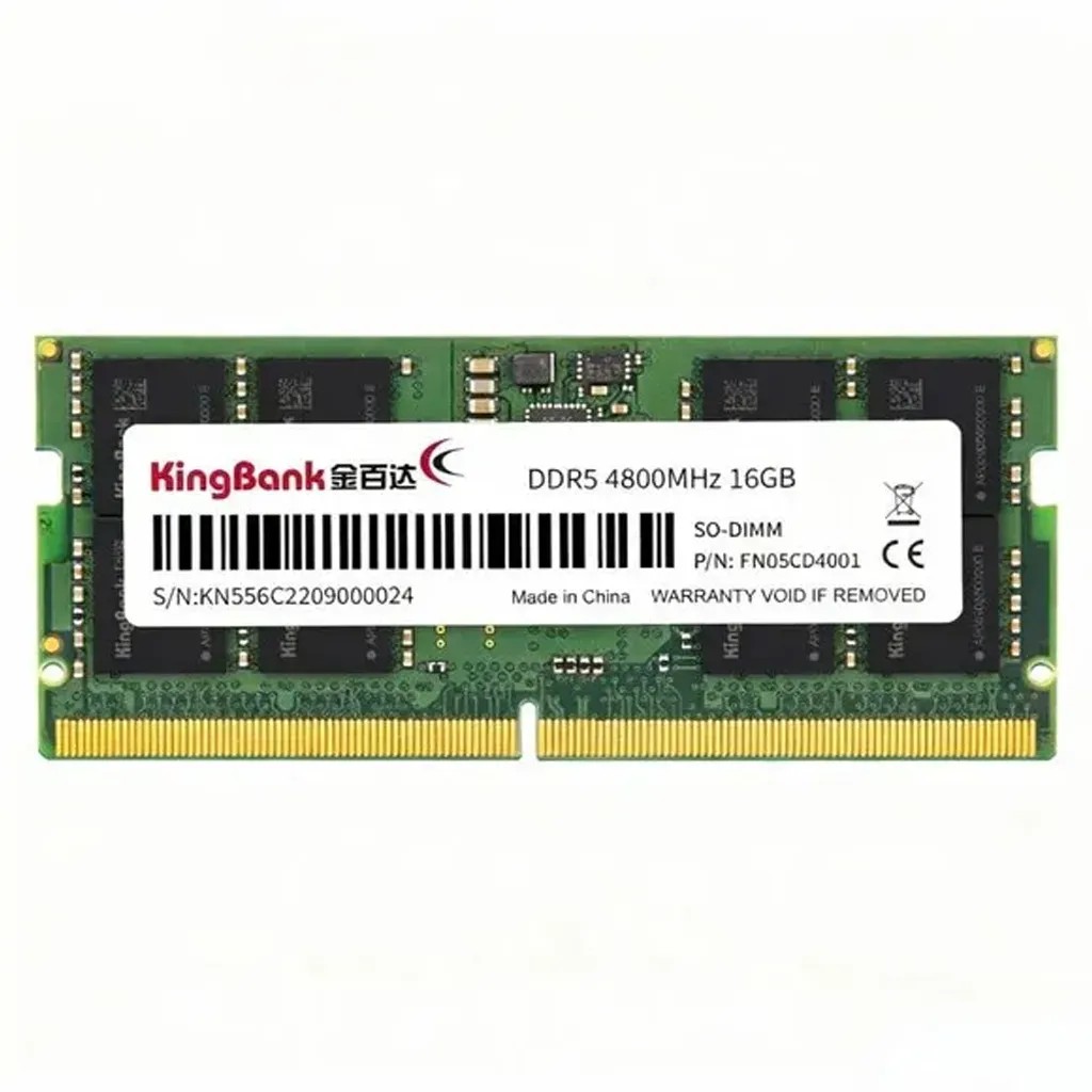 Kingbank DDR5 4800MHz (1*16GB) 16GB SODIMM