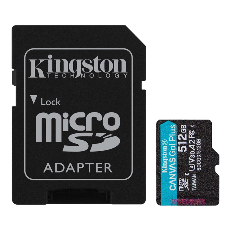 Kingston 512GB Canvas Go Plus Micro SD Card (SDCG3/512GB)