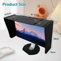 Computer-Accessories-27-inch-Display-Monitor-Hood-Sunshade-Screen-Sun-Visor-Adjustable-17-28-Inches-Monitor-Hood-Computer-Screen-Glare-Protection-for-Office-Play-Games-24