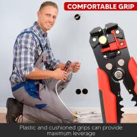 Ethernet-Over-Power-Powerline-Wire-Stripping-Tool-8-Automatic-Wire-Crimping-Pliers-Cutting-Stripper-Tool-with-Self-adjusting-Jaws-for-10-24-AWG-Stranded-Wire-Cutting-Red-Black-6