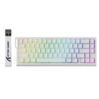 ATTACK SHARK X68 HE Magnetic 8K Rapid Trigger Keyboard 0.02mm White RGB