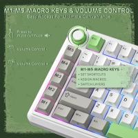 Gaming-Keyboards-RK-ROYAL-KLUDGE-L75-Gasket-Mount-Mechanical-Keyboard-Tri-Mode-75-TKL-Wireless-Keyboard-BT-2-4G-USB-C-Hot-Swappable-Lemon-Green-7