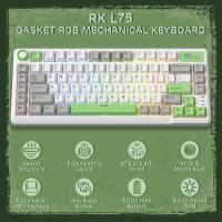 Gaming-Keyboards-RK-ROYAL-KLUDGE-L75-Gasket-Mount-Mechanical-Keyboard-Tri-Mode-75-TKL-Wireless-Keyboard-BT-2-4G-USB-C-Hot-Swappable-Lemon-Green-8