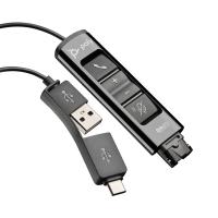 HP Poly DA85 USB to QD Black Adapter TAA (786C7AA)