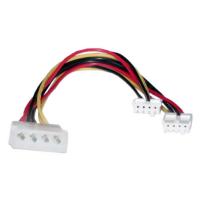 8Ware Molex Female to Male Power Splitter Cable - 20cm (RC-5039)