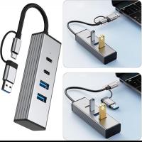 Laptop-Accessories-4-in-1-USB-3-2-Hub-High-Speed-10Gbps-USB-Expander-Aluminum-Portable-Data-Splitter-Adapter-for-Laptop-Desktop-PC-5