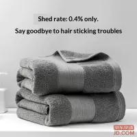 Towels-Robes-J-ZAO-320g-Cotton-7A-Antibacterial-Bath-Towel-A-Grade-Thick-Soft-Xinjiang-Cotton-Highly-Absorbent-Men-s-Large-Gray-2