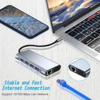 USB-Hubs-USB-C-HUB-11-In-1-Docking-Station-4K-HDMI-Type-C-Adapter-VGA-RJ45-Ethernet-USB-3-0-Ports-Type-C-PD-SD-TF-AudioCompatible-with-MacBook-Pro-Air-5