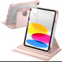 iPad-Accessories-Rotating-Case-for-iPad-A16-11th-10th-Generation-2025-2022-with-Pencil-Holder-360-Degree-Rotation-Protective-Stand-Cover-Clear-Back-Pink-2