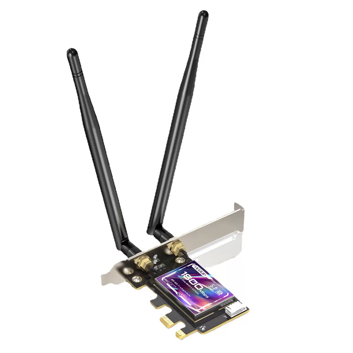 PCIE wireless network card Gigabit 1800 Mbps + Bluetooth two-in-one WiFi6 high-speed game wireless adapter 