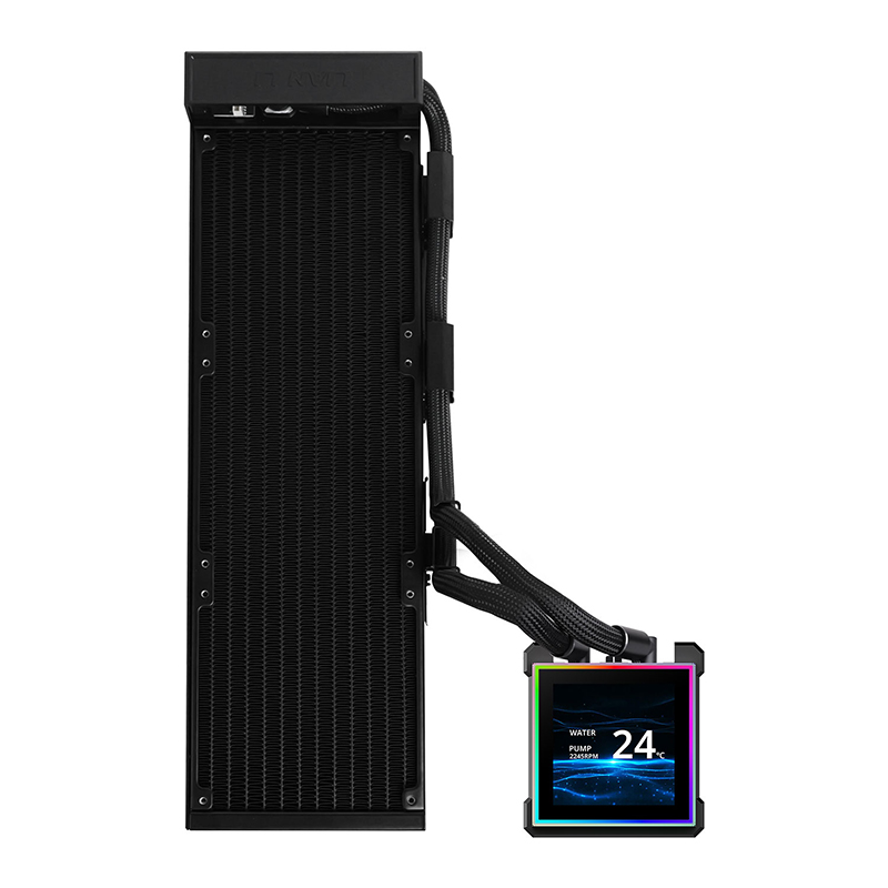 Lian Li HydroShift II LCD-S 360 Fanless CPU Cooler - Black (GHS2LCDS36NB)