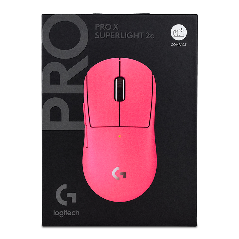Logitech PRO X Superlight 2c Lightspeed Wireless Gaming Mouse - Magenta (910-007547)