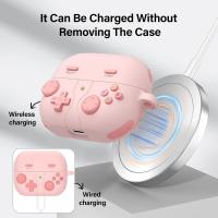 Apple-AirPods-Game-Case-for-AirPods-Pro-2-Cover-2022-Classic-Cool-Funny-Shock-Proof-Protective-Silicone-AirPods-Pro-2-Case-with-Cleaner-Kit-Pink-6