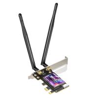 PCIE wireless network card Gigabit 1800 Mbps + Bluetooth two-in-one WiFi6 high-speed game wireless adapter 